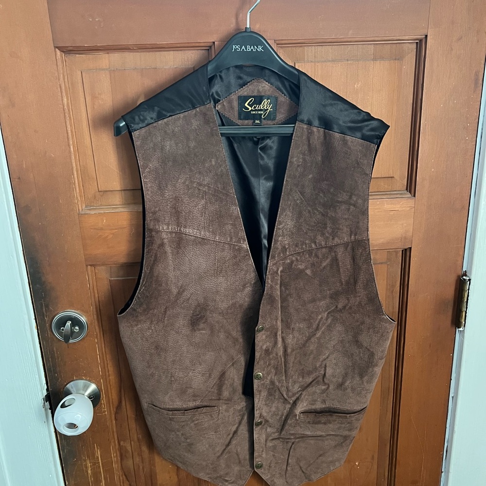 Vintage Scully Suede Mens Vest